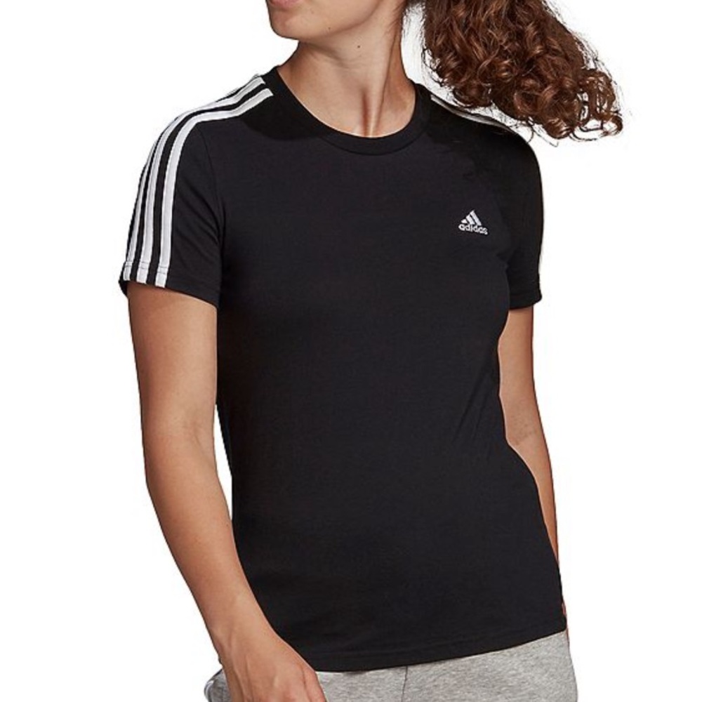 NWT
Women’s Adidas Essentials 3- Stripes Tee